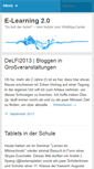 Mobile Screenshot of elearning2null.de